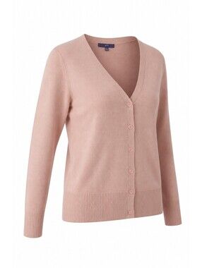 APT. 9 Women's Large Light Pink Button-Up Cardigan Sweater